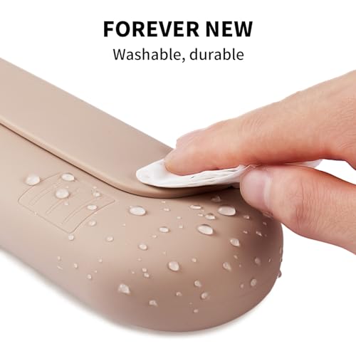Silicone Makeup Brush Holder Travel Case with Magnetic Closure