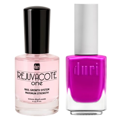 Duri Nail Growth System & 791 Berry Margarita Neon Purple Polish Set