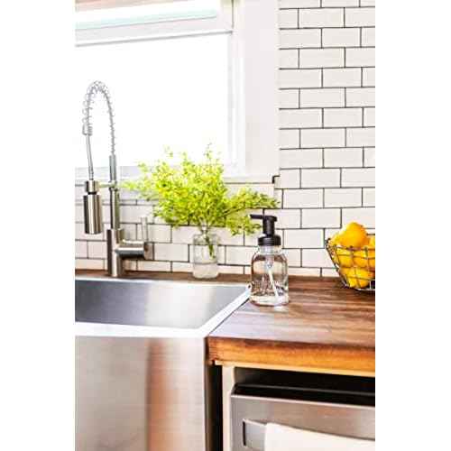 Mrs. MEYER'S CLEAN DAY Foaming Hand Soap Concentrated Refills, 4 Concentrated Refills (2 Fl. Oz each), Lavender Scent, Makes 40 Fl. Oz. of Foaming Soap Total