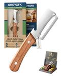 Premium Stainless Steel Vegetable Peeler with Wooden Handle