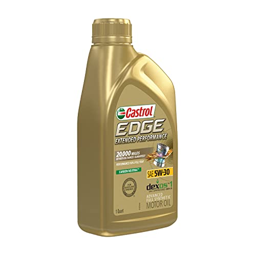 Castrol Edge Extended Performance 5W-30 Advanced Full Synthetic Motor Oil, 1 Quart, Pack of 6