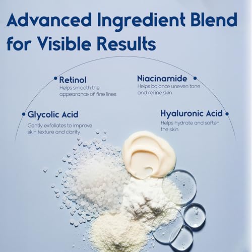 Glycolic Acid Pads - Resurfacing Pads for Face - Exfoliating Peel Pad for Body and Dark Spots - Fine Lines and Wrinkles - 60 Count (Glycolic Acid Pads 20%)