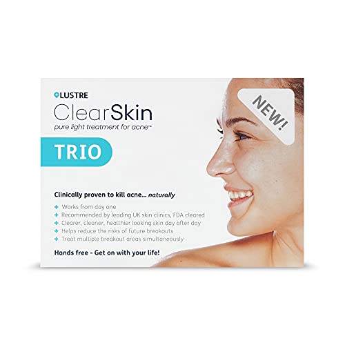 LUSTRE ClearSkin Trio Blue Light Acne Treatment Device
