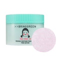 BRING GREEN Tea Tree Cica Soothing Toner Pads 90 Count, Exfoliating & Calming Facial Pads for Acne Prone Skin