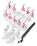 HomTop Magnetic Acrylic Nail Practice Stand & Press-On Display Kit