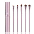 YUE SHEN NAN 5-Piece Eye Makeup Brush Set with Travel Case for Beginners