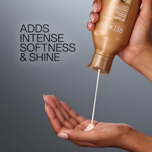 Redken All Soft Shampoo and Conditioner Set For Dry or Brittle Hair - Provides Intense Softness and Shine With Argan Oil, 10.1 Fl Oz