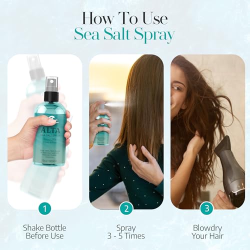 ALTA Sea Salt Spray for Hair 10oz – Beach Waves & Texture