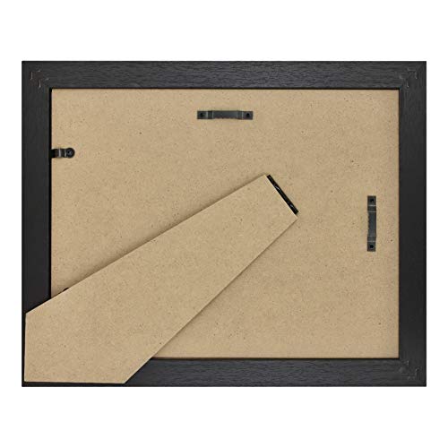 MCS Studio Gallery 27x40 Poster Frame Black Woodgrain, Vertical & Horizontal Wall Hanging Large Picture Frame for Photos, Posters & Art Prints (2-Pack)