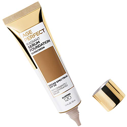 L'Oreal Paris Age Perfect Radiant Serum Foundation SPF 50 Almond 1oz