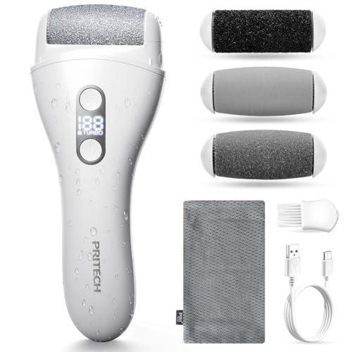 Rechargeable Electric Foot Callus Remover, IPX7 Waterproof Pedicure Tool
