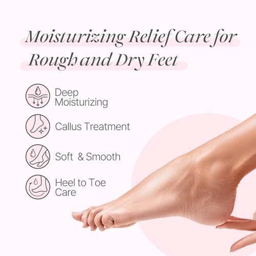 Koelf Rose Petal Satin Foot Mask - Intensive Moisturizing Socks (10 Pairs)