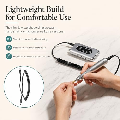 Nail Drill Cord Replacement for Electric Nail Drills | 5.5mmx2.5mm