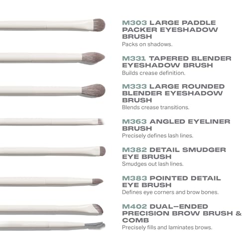 Morphe Eye Want It All 7-Piece Makeup Brush Set for Eyeshadow & Brows