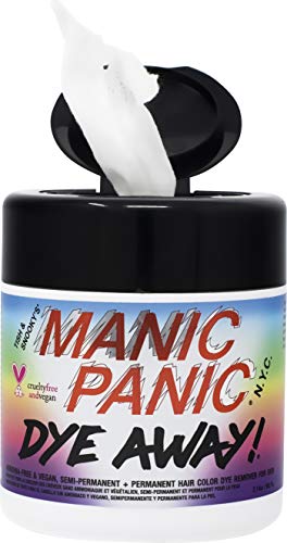 Manic Panic Dye Away Hair Dye Remover Wipes 50ct