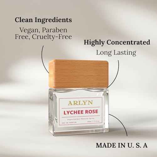 ARLYN Lychee Rose Eau De Parfum Inspired by Perfums De .Marly Del.ina, Long-Lasting Perfume For Women, Vegan, Cruelty free, Made in USA- 50 ml | 1.7 oz