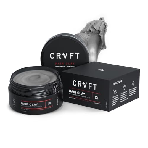 Hair Clay 2oz | Matte Finish Medium Hold | Reworkable Styling Clay