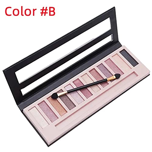 BOLOPER 12-Color Smoky Eyeshadow Palette - Matte & Shimmer