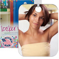 Shave Well Locker Mirror - Travel-Friendly Full-Face Design