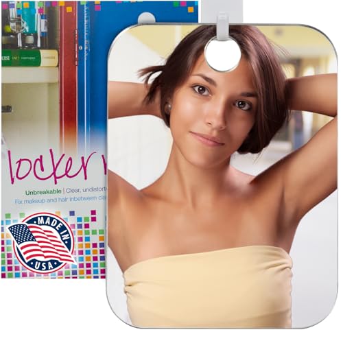 Shave Well Locker Mirror - Travel-Friendly Full-Face Design