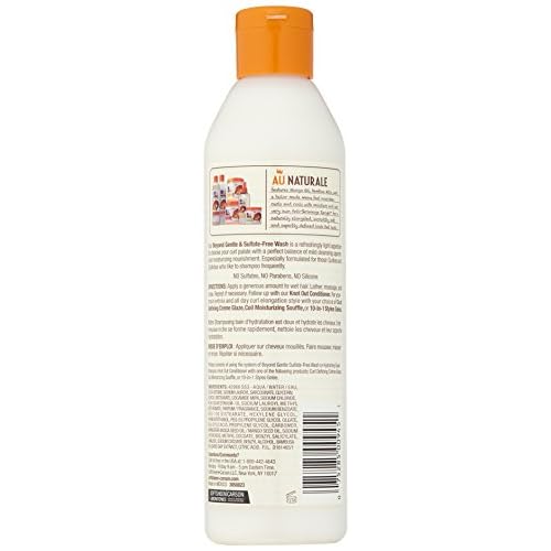 Dark and Lovely Au Natural Anti-Shrinkage Beyond Gentle and Sulfate Free Wash, 13.5 Fluid Ounce