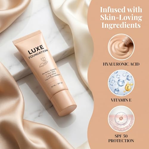 LUXE FOUNDATION Long-Wear Hydrating Liquid Foundation for Mature Skin