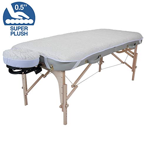 EarthLite Massage Table Fleece Pad Set with Face Cradle Cover