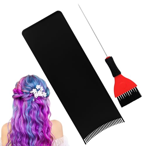 Balayage Board 2-Pack with Teeth & Hair Dye Comb Brush