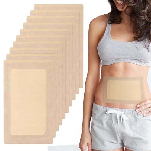 Extra Large Self-Adhesive Castor Oil Patches - Mess-Free Body Wrap (20 Pack)