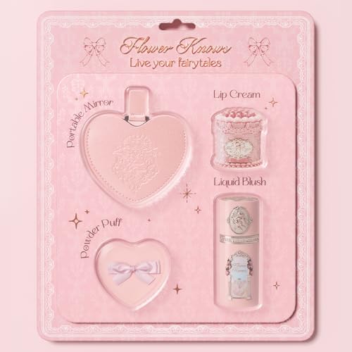 Flower Knows Strawberry Kiss 4-Piece Makeup Gift Set