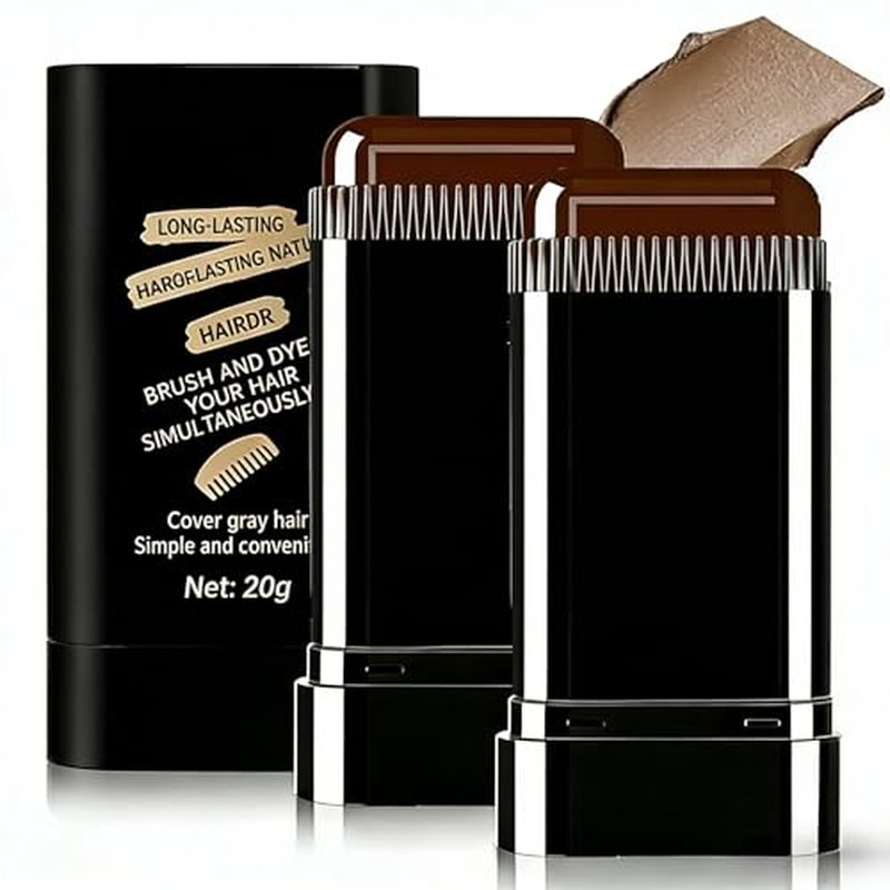 2-Pack Hair Dye Comb for Instant Gray Coverage | Waterproof & Sweat-Resistant