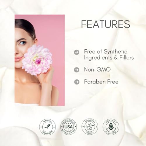 BIOBeauty Rose Oil Serum for Face with Vitamin E, Jojoba Oil & Sunflower Oil, Hydrating & Nourishing Face Oil with Rose Extract for Radiance, Paraben-Free, Non-GMO, Made in USA (1.8 oz - Radiate)