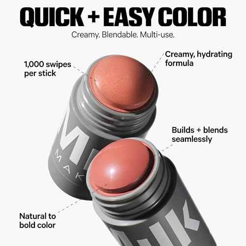 Milk Makeup Lip + Cheek Stick ? Multi-Use Cream Blush + Lip Color with Mango Butter, Avocado Oil + Apricot Oil ? Hydrating, Buildable, Long-Lasting, Vegan Formula