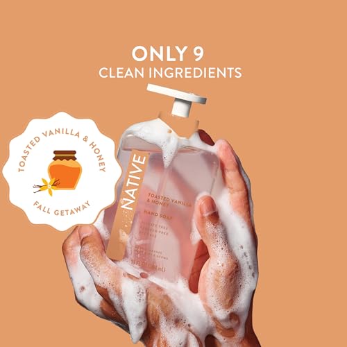 Native Liquid Hand Soap - Toasted Vanilla & Honey Scent, 13 oz Pack of 1