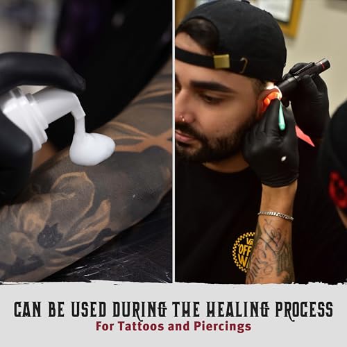 Hustle Bubbles Tattoo Soap - Foaming Cleanser for New Tattoos & Piercings
