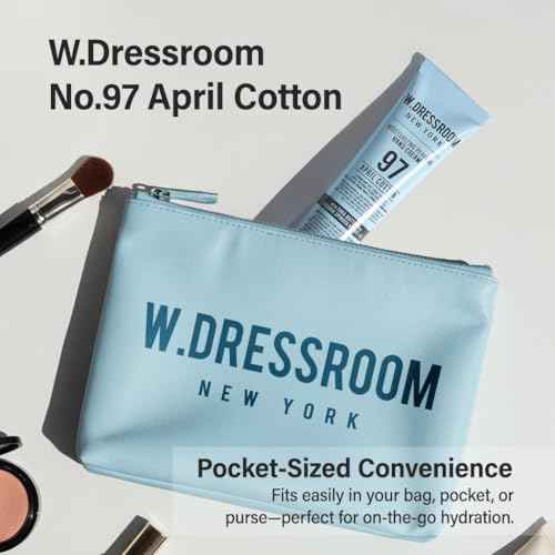 W.Dressroom Moisturizing Hand Cream for Dry Hands, Non-Greasy, Quick-Absorbing Korean Hand Lotion, Travel Size 1.69 fl oz (50 ml), No.97 April Cotton Scent