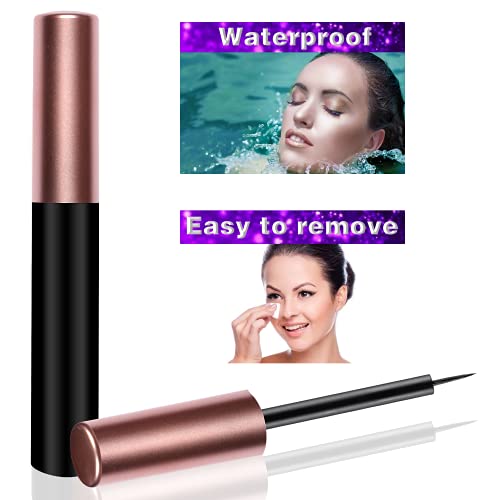 Magnetic Eyeliner & Eyelashes 3-Pack, Waterproof Black