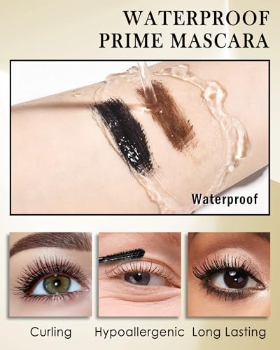 Lestpola Waterproof Mascara for Mature Women, Lengthening & Smudge-Proof