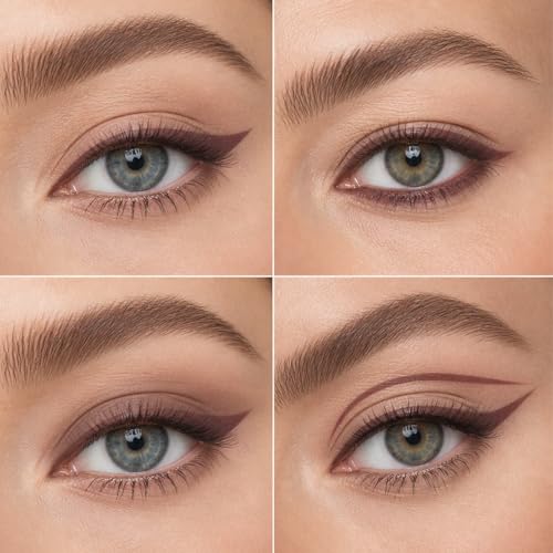 Plum Brown Gel Eyeliner Pencil for Mature Eyes, Waterproof