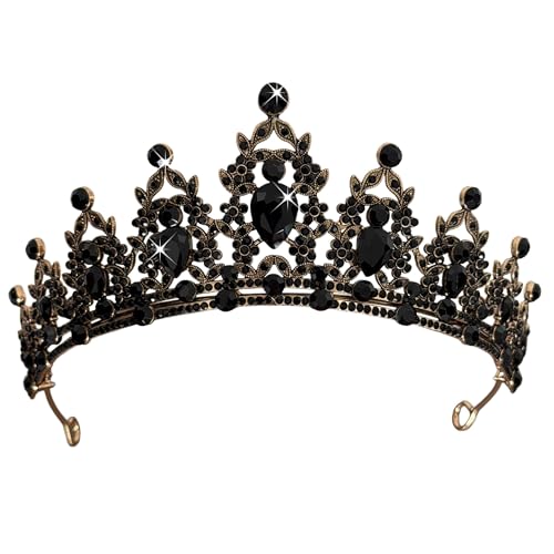 Kamirola Queen Crown and Tiara with Crystals - Bridal & Party Headband