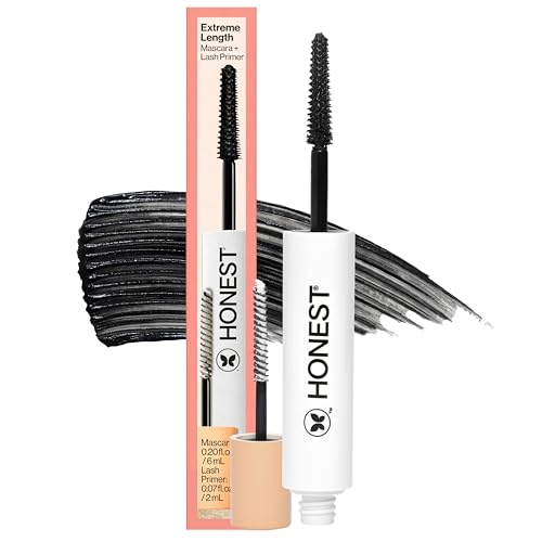 Honest Beauty 2-in-1 Extreme Length Mascara & Primer, Black