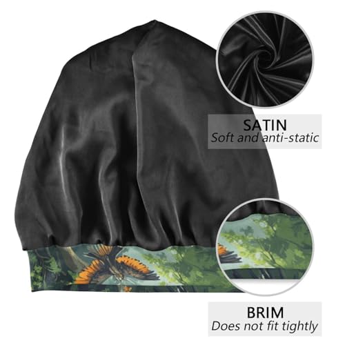 ElliTarr Satin Sleep Cap Beanie Hat for Hair Protection & Comfort