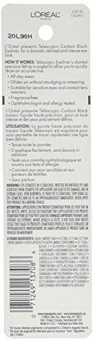 L'Oreal Telescopic Precision Liquid Eyeliner, Carbon Black