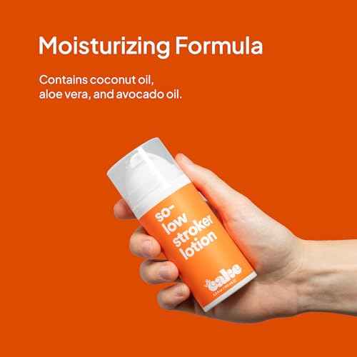 Hello Cake So-Low Stroker Lotion - Below the Belt Solo Cream for Men, Natural Moisturizing Ingredients Coconut Oil, Avocado Oil, Aloe Vera, 1.7 fl oz