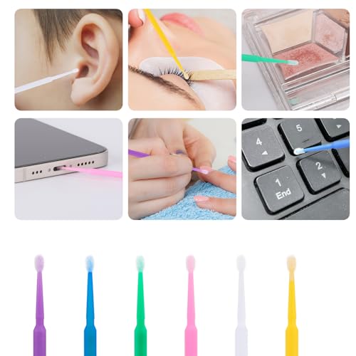 Micro Applicator Brushes 1200 Pcs - Eyelash Extension Wands