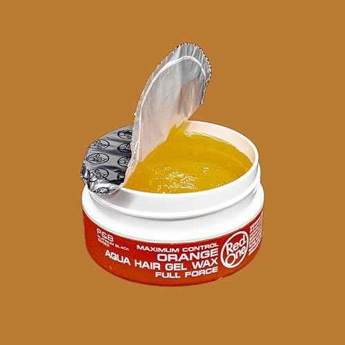 Redone Hair Wax Orange 150ml Pack of 2 | Ultra Strong Hold & High Shine Styling Wax for Men & Women | Gel Wax Hybrid Texture | Professional Edge Control Wax with Long Lasting Hold & Sleek Finish