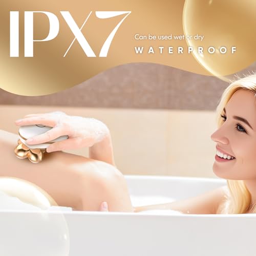 Women’s Electric Razor for Legs & Body - 5D Floating Rotary Shaver, Waterproof, Rechargeable