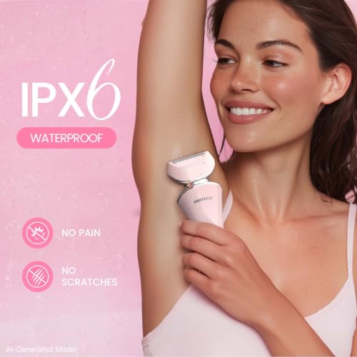 Women’s Electric Razor - Wet & Dry Shaver with 3 Blades - Pink Variation