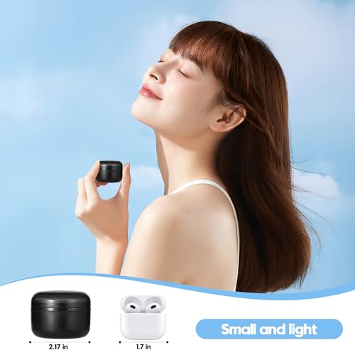 Nose Hair Removal Wax Kit, Mini Wax Warmer with 100g Wax, 15 Applicators, 30 Nose Sticks, Black