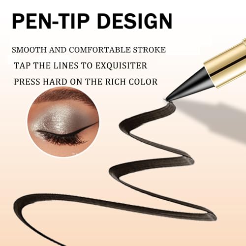 Black Gel Eyeliner Pencil Waterproof Long-Lasting